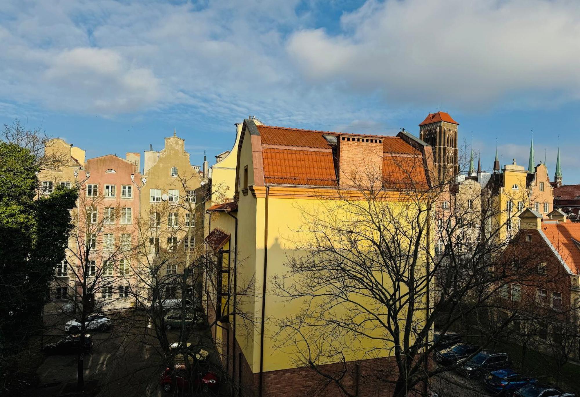 Apartament Zielony Lub Bursztynowy Z Parkingiem Stare Miasto 格但斯克 外观 照片